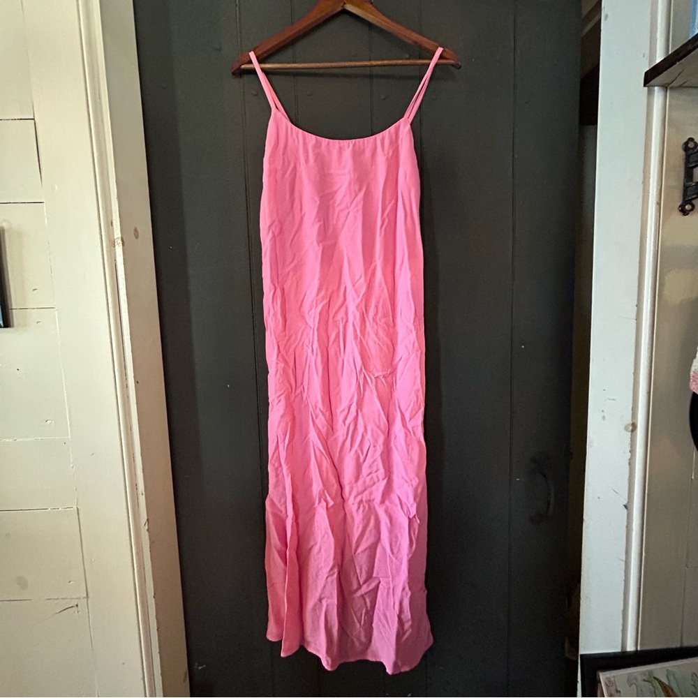 Melissa Odabash Pink Midi Dress Large NWT